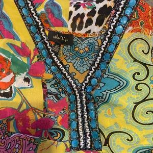 Colorful Embellished Beads Blouse